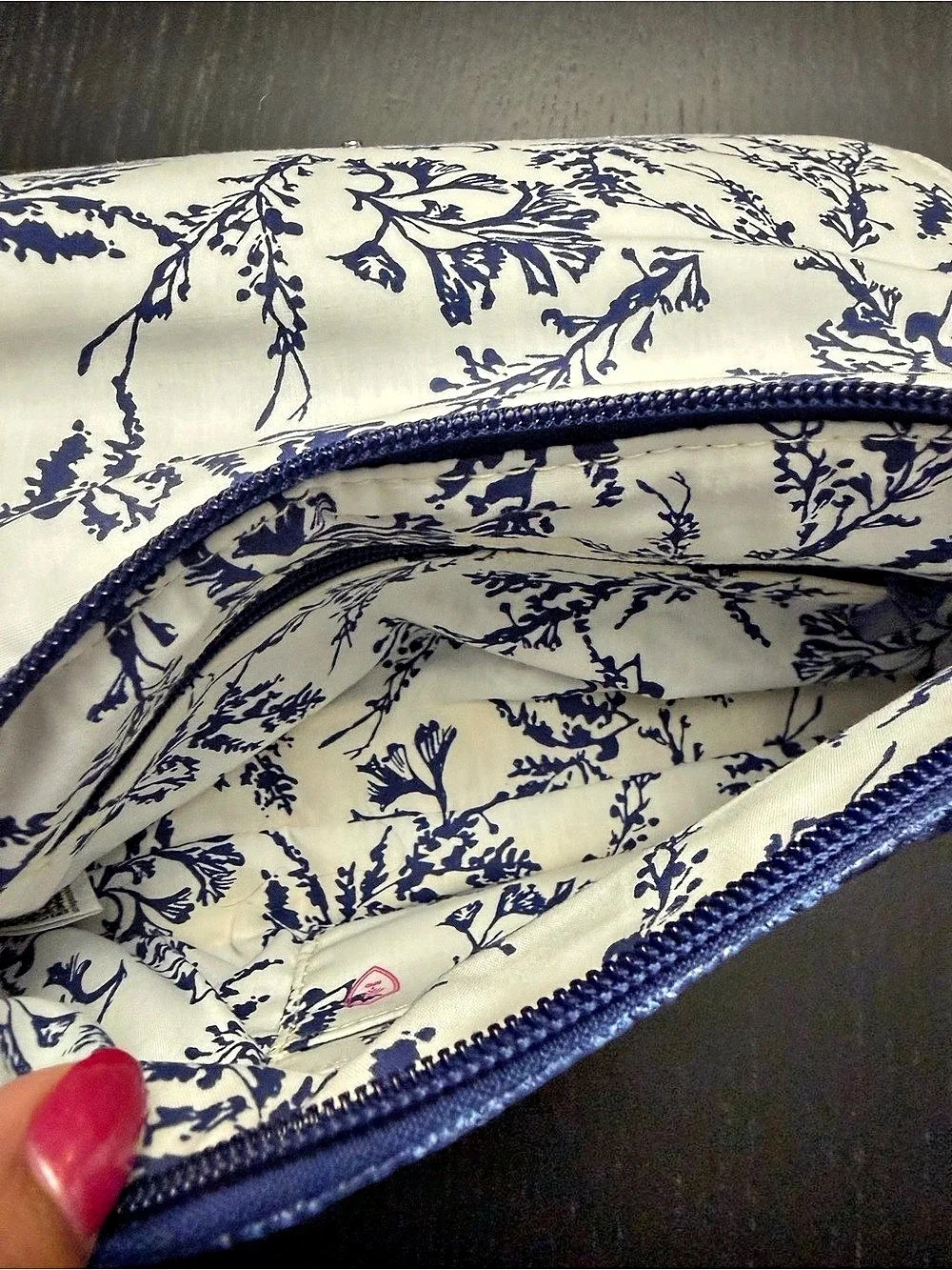 Vera Bradley blue white